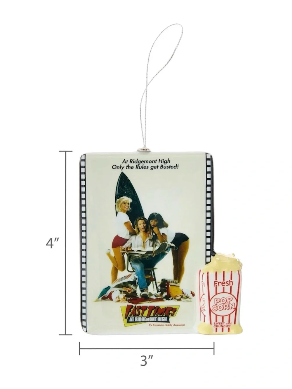 Fast Times At Ridgemont High Movie Poster Decoupage Ornament - NWT - Picture 3 of 3